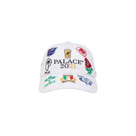 Palace RUGGER BUGGER 6-PANEL WHITE - Colorway