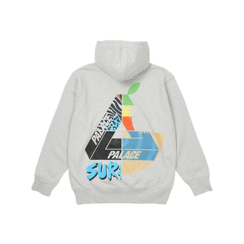 Palace MIX UP HOOD GREY MARL - Colorway