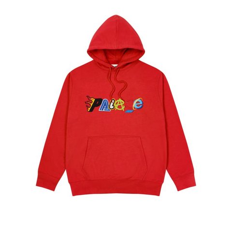 Palace MULTI HOOD RED