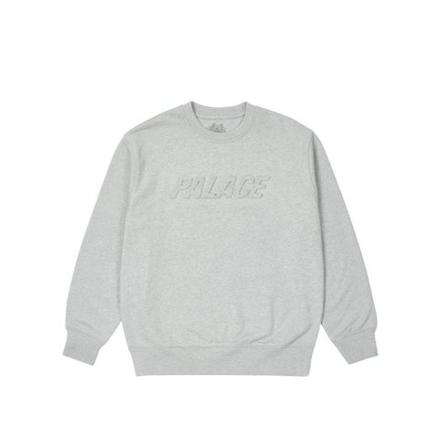Palace BOSSY CREW GREY MARL