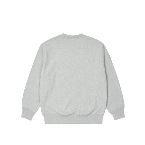 Palace BOSSY CREW GREY MARL - Colorway