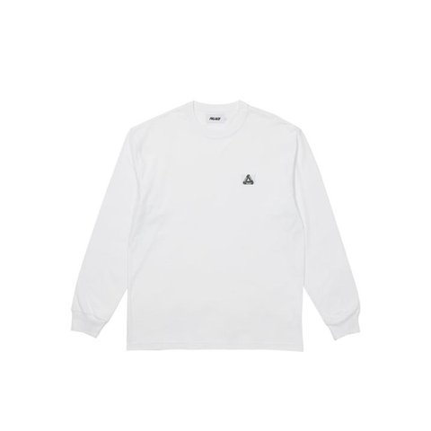 Palace SQUARE PATCH LONGSLEEVE WHITE