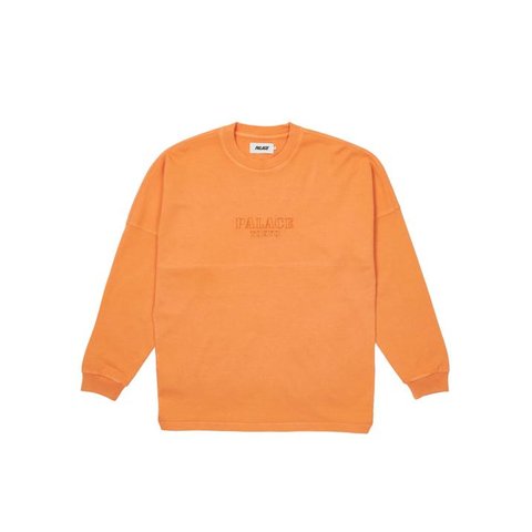 Palace SHOP DROP SHOULDER LONGSLEEVE ORANGE - TOKYO
