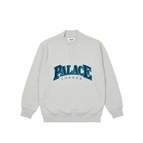 Palace GIANT BUTTON UP CREW GREY MARL