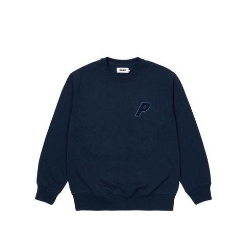 Palace P-3 CHENILLE CREW NAVY