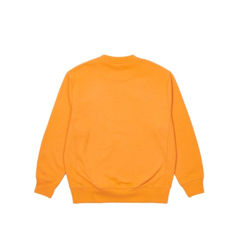 Palace SQUARE PATCH CREW ORANGE - Colorway