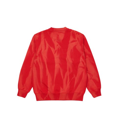 Palace TRY-DYE CREW RED / WHITE - Colorway