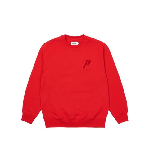 Palace P-3 CHENILLE CREW RED
