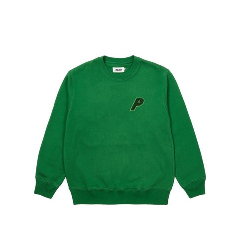 Palace P-3 CHENILLE CREW GREEN