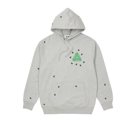 Palace FLY-HOOD GREY MARL