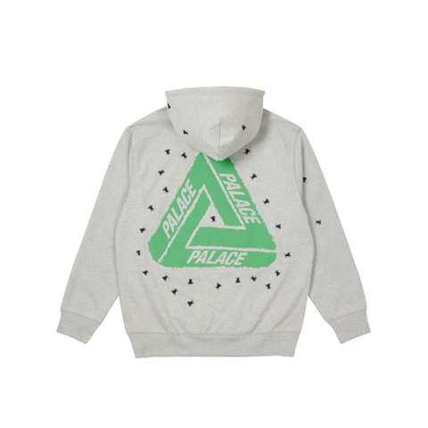 Palace FLY-HOOD GREY MARL - Colorway