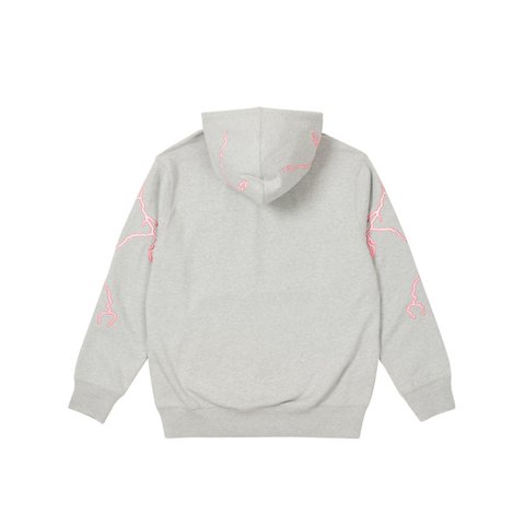 Palace LIGHTNING SPEED HOOD GREY MARL - Colorway