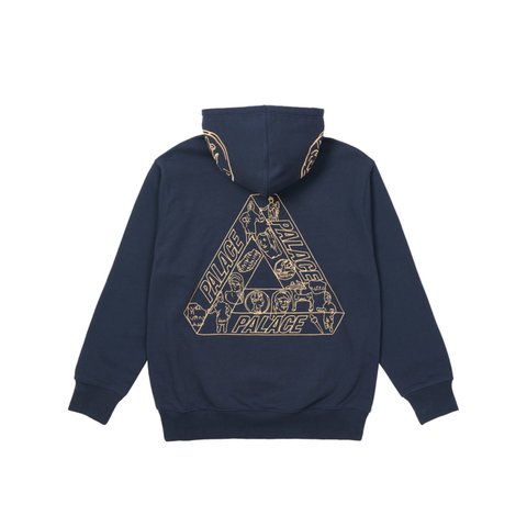 Palace TRI-ARCHAEOLOGY HOOD NAVY - Colorway