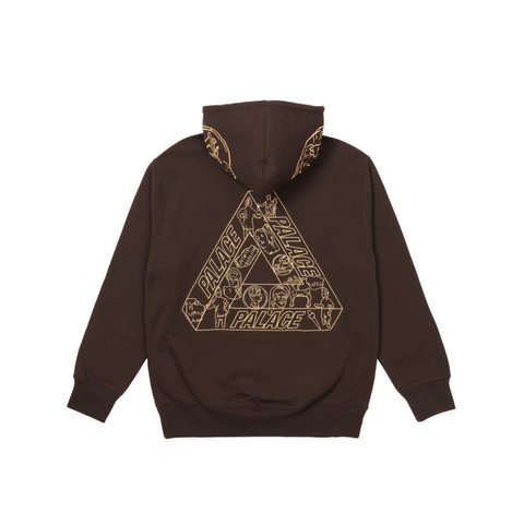 Palace TRI-ARCHAEOLOGY HOOD BROWN - Colorway