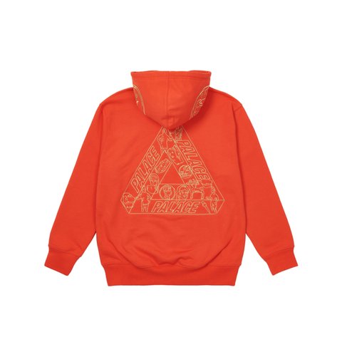 Palace TRI-ARCHAEOLOGY HOOD RED - Colorway
