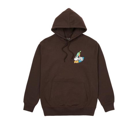 Palace MIX UP HOOD BROWN