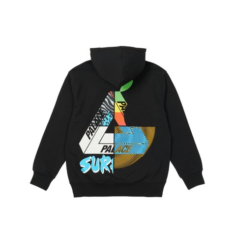 Palace MIX UP HOOD BLACK - Colorway