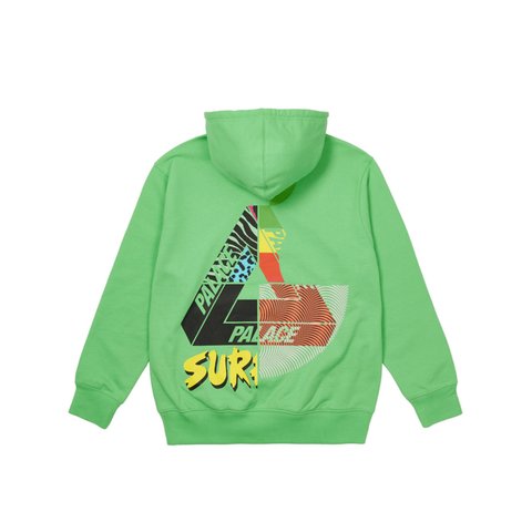 Palace MIX UP HOOD GREEN - Colorway