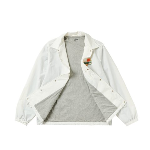 Palace SUGAR COACH JACKET WHITE - Colorway