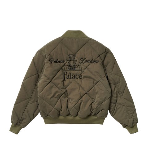 Palace PALACE LONDON DIAMOND BOMBER OLIVE - Colorway
