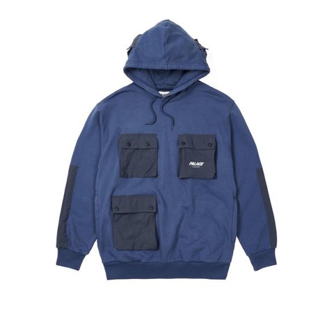 Palace C-POCKET HOOD BLUE