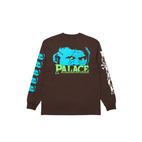 Palace ZOMBIE LONGSLEEVE BROWN - Colorway