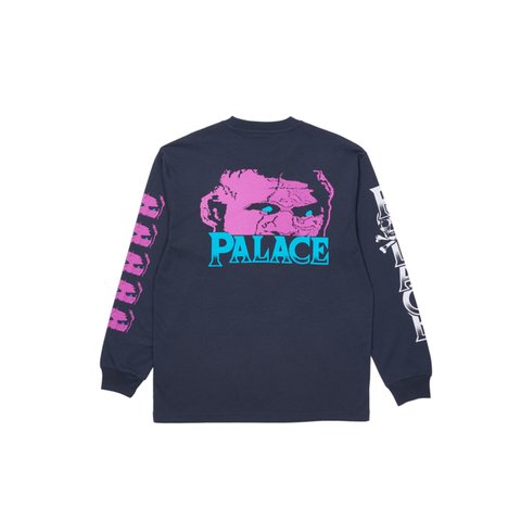 Palace ZOMBIE LONGSLEEVE NAVY - Colorway