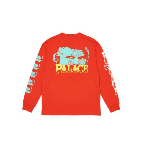Palace ZOMBIE LONGSLEEVE RED - Colorway