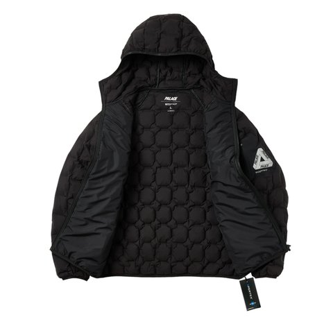 Palace PERTEX LIGHTEN UP DOWN JACKET BLACK - Colorway