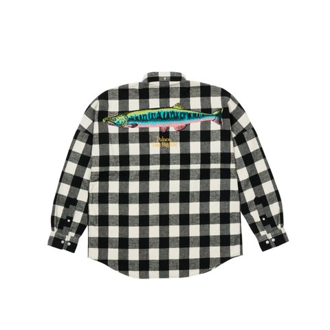 Palace THAT BIG EH SHIRT BLACK CHECK - Colorway