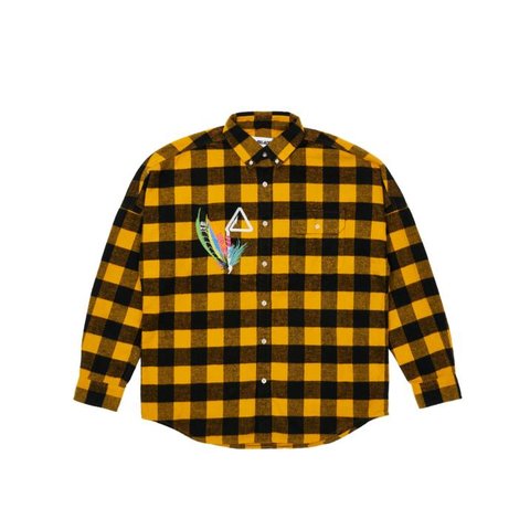 Palace THAT BIG EH SHIRT YELLOW CHECK