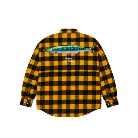 Palace THAT BIG EH SHIRT YELLOW CHECK - Colorway