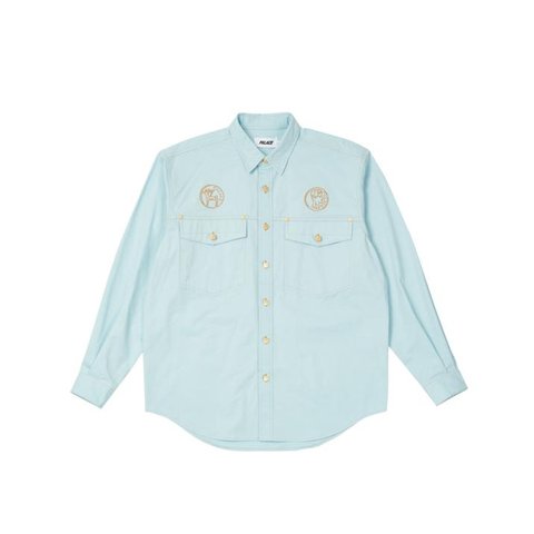 Palace PALASONIC SHIRT LIGHT BLUE