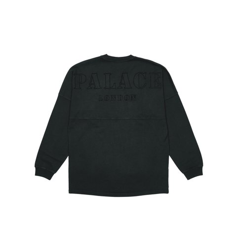Palace SHOP DROP SHOULDER LONGSLEEVE BLACK - LONDON - Colorway