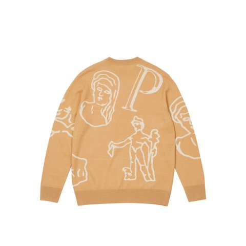 Palace ARCHAEOLOGY KNIT CAMEL - Colorway