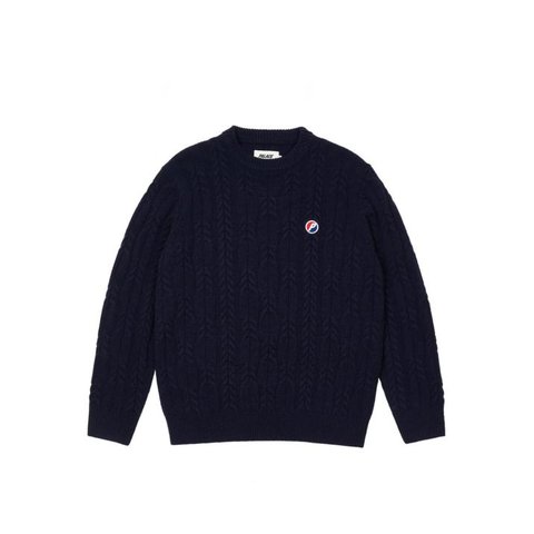 Palace CABLE KNIT BLUE