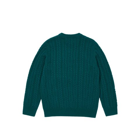 Palace CABLE KNIT TEAL - Colorway