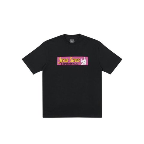 Palace JESUS SAVES T-SHIRT BLACK