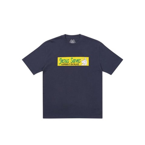 Palace JESUS SAVES T-SHIRT NAVY