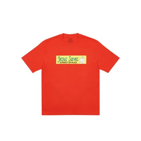 Palace JESUS SAVES T-SHIRT RED