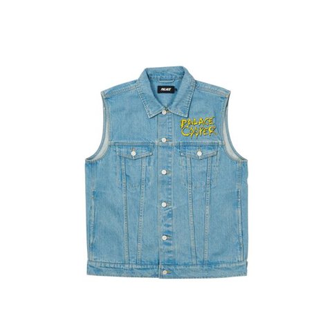 Palace PALACE ALICE COOPER DENIM VEST STONE WASH