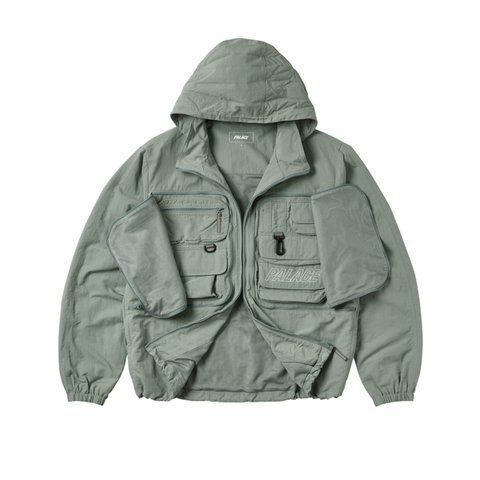 Palace TRAVEL JACKET SLATE GREY - Colorway