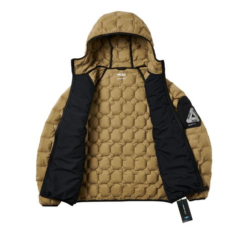 Palace PERTEX LIGHTEN UP DOWN JACKET TAN - Colorway