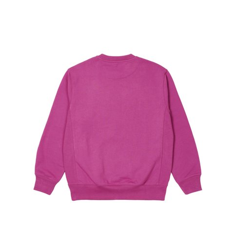 Palace SQUARE PATCH CREW PURPLE - Colorway