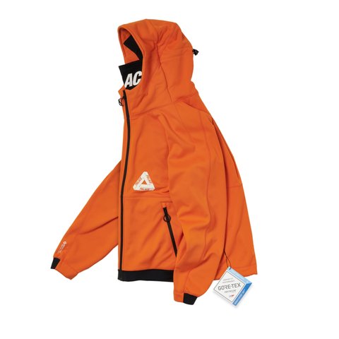 Palace PALACE GORE-TEX MASKED SOFT SHELL JACKET ORANGE - Colorway