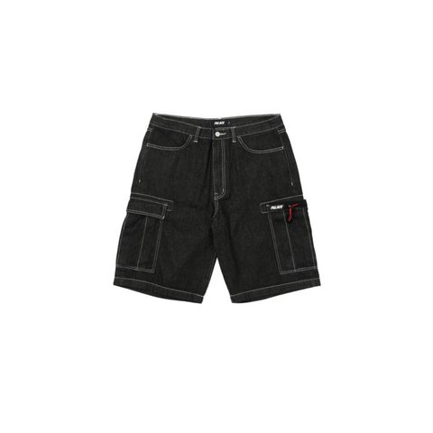 Palace DRAWCORD POCKET DENIM SHORTS BLACK