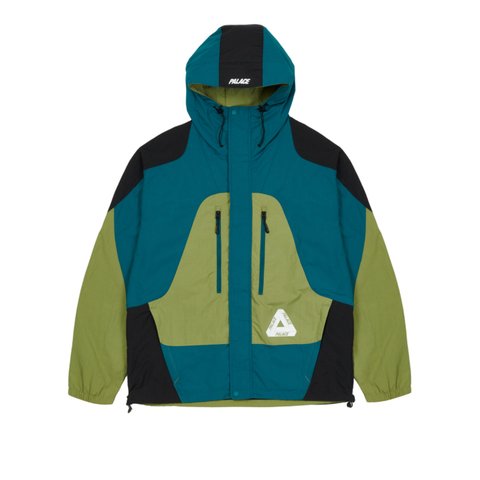 Palace POWDER JACKET BLACK / OLIVE / TEAL - Colorway