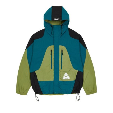 Palace POWDER JACKET BLACK / OLIVE / TEAL