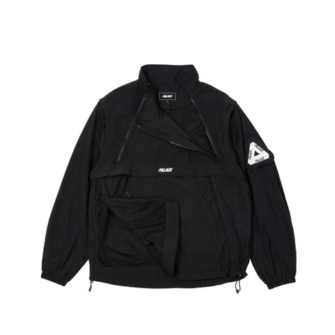 Palace ZIP OFF GILET JACKET BLACK - Colorway