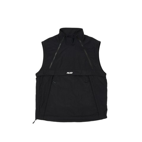 Palace ZIP OFF GILET JACKET BLACK - Colorway